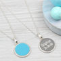 Personalised Sterling Silver And Enamel Necklace, thumbnail 1 of 6