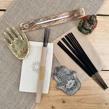 Himalayan Sandalwood Hand Dipped Incense Sticks Long, 2 of 12