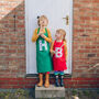 Personalised Christmas Letter Kids Apron, thumbnail 2 of 7
