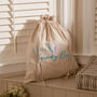 Personalised Cotton Laundry And Peg Bag, thumbnail 1 of 3