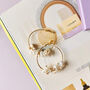 Keshi Pearl Cluster Large Hoop Earrings In A Box, thumbnail 1 of 11