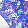 Personalised Navy 'Space Man' Umbrella, thumbnail 2 of 4