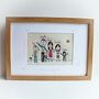 Personalised Family Picture Portrait Embroidery, thumbnail 4 of 12
