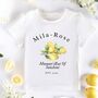 Personalised Lemon Print Baby T Shirt, thumbnail 1 of 2