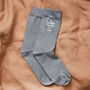 Personalised Best Dad Father's Day Grey Socks, thumbnail 1 of 3