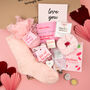 Love You Valentine's Day Parcel Gift Box, thumbnail 1 of 8
