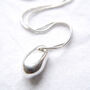 Recycled Silver Pebble Necklace, thumbnail 3 of 4