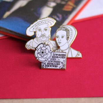 Divorced Beheaded Died The Tudors Pin, 2 of 4