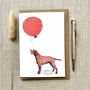 Personalised Curly Coated Retriever Birthday Card, thumbnail 2 of 5