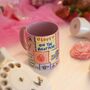 Love Stamp Valentine Mug – Romantic And Playful Design, thumbnail 7 of 10