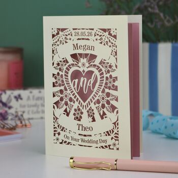 Personalised Wedding Card, 3 of 8