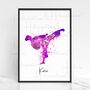 Personalised Martial Arts Print, thumbnail 7 of 7