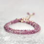 Pink Tourmaline Bracelet, thumbnail 7 of 12
