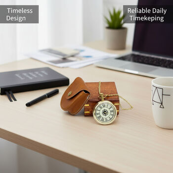 Personalised The Balmoral Pocket Watch With Case A Birthday And Anniversary Gift, 9 of 12