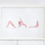 Yoga Pose Art Print, thumbnail 2 of 3