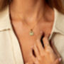 Gold Or Silver Butterfly Coin Necklace, thumbnail 9 of 10