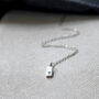 Personalised Initial Ingot Bar Necklace, thumbnail 2 of 4