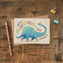Have A Diplodocus Ly Good Birthday Card, thumbnail 1 of 2