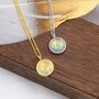Sterling Silver Aurora Opal Pendant Necklace, thumbnail 3 of 12