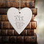 'Because Of You' Loving Keepsake Heart Token Gift, thumbnail 1 of 2