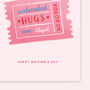 Personalised Hug Coupon Mother's Day Card, thumbnail 4 of 5