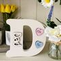 Personalised Dad's Father's Day D Letter Ivory Gift, thumbnail 3 of 9
