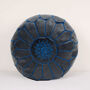 Moroccan Coloured Leather Pouffe, thumbnail 11 of 12