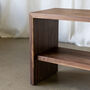 Handmade Entryway Wooden Bench With Storage Shelf, thumbnail 7 of 11