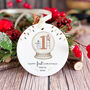 Personalised Baby’s First Christmas Gift Ceramic Ornament, thumbnail 2 of 7