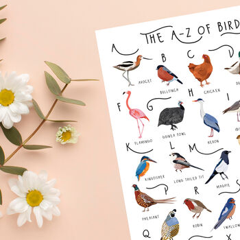 The A To Z Of Birds Print, 5 of 6