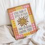 Sun In The Sky And Shining Above You Print, thumbnail 1 of 4