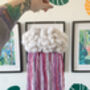 Personalised Mixed Fringe Cloud Wall Hanging, thumbnail 7 of 9