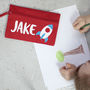 Personalised Pencil Case, Rocket, thumbnail 4 of 9