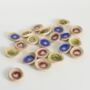 Set Of Three Handmade Ceramic Pocket Token Worry Stones, thumbnail 9 of 9
