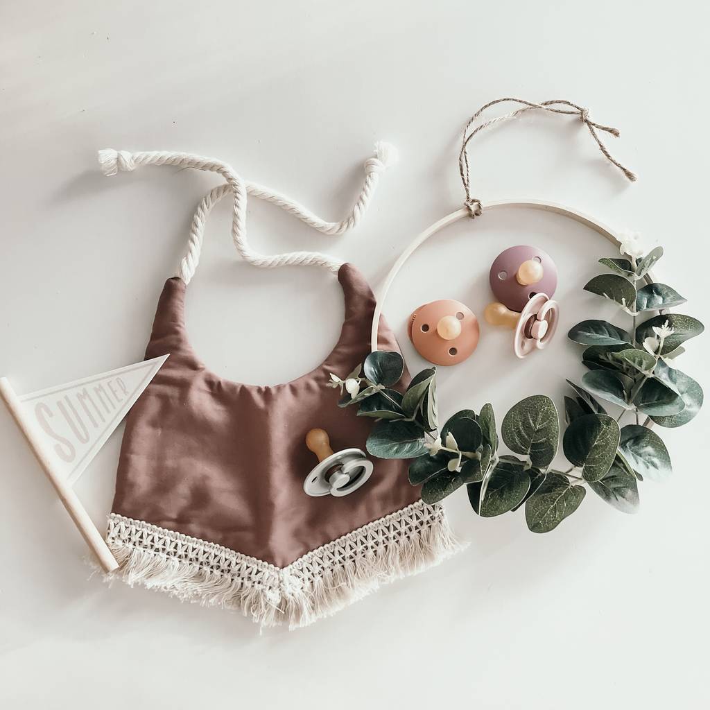 bibs dummies size three by fox's felts