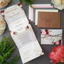 Wild Floral Wedding Invitations, thumbnail 1 of 5