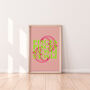 Pisces Zodiac Typography Print, thumbnail 6 of 6