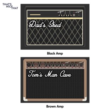 Personalised Guitar Amp Doormat For The Home, 3 of 3