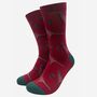 Men's Bamboo Socks Red Pheasant, thumbnail 2 of 3