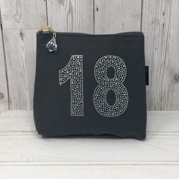 18th Birthday Grey Sparkly Bag, 3 of 3