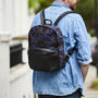 Personalised Camo And Leather Backpack, thumbnail 3 of 5