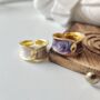 Wide Open Twist Infinity Cuff Ring For Her, thumbnail 4 of 4