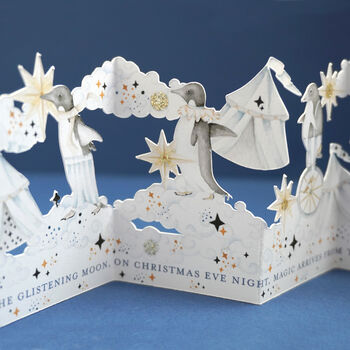Christmas Wonder Magical Mini Christmas Greeting Card, 4 of 4