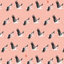 Pink Storks New Baby Wrapping Paper Two Sheets, thumbnail 2 of 5