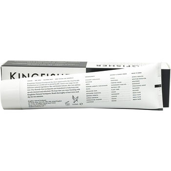 Kingfisher Charcoal Toothpaste Fluoride Free 100ml Pack Of Four, 3 of 3