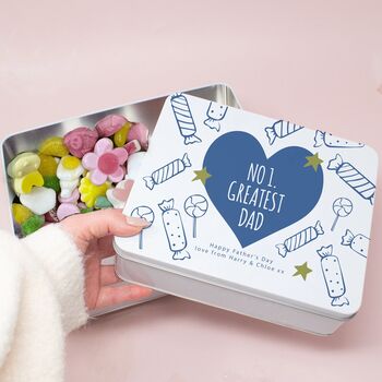Personalised Father's Day Treat Storage Tin, 2 of 2