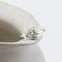 Teardrop Blue Topaz Ring, thumbnail 3 of 8
