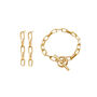 Gold Vermeil Chunky Chain Bracelet And Earrings Set, thumbnail 1 of 6