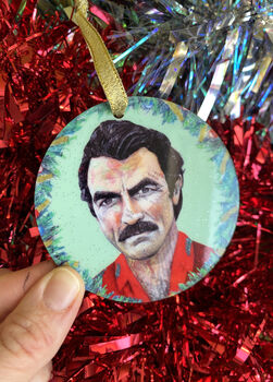 Tom Selleck Christmas Decoration, 2 of 6