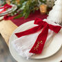 Luxury Personalised Velvet Bow For Table Setting, thumbnail 6 of 7
